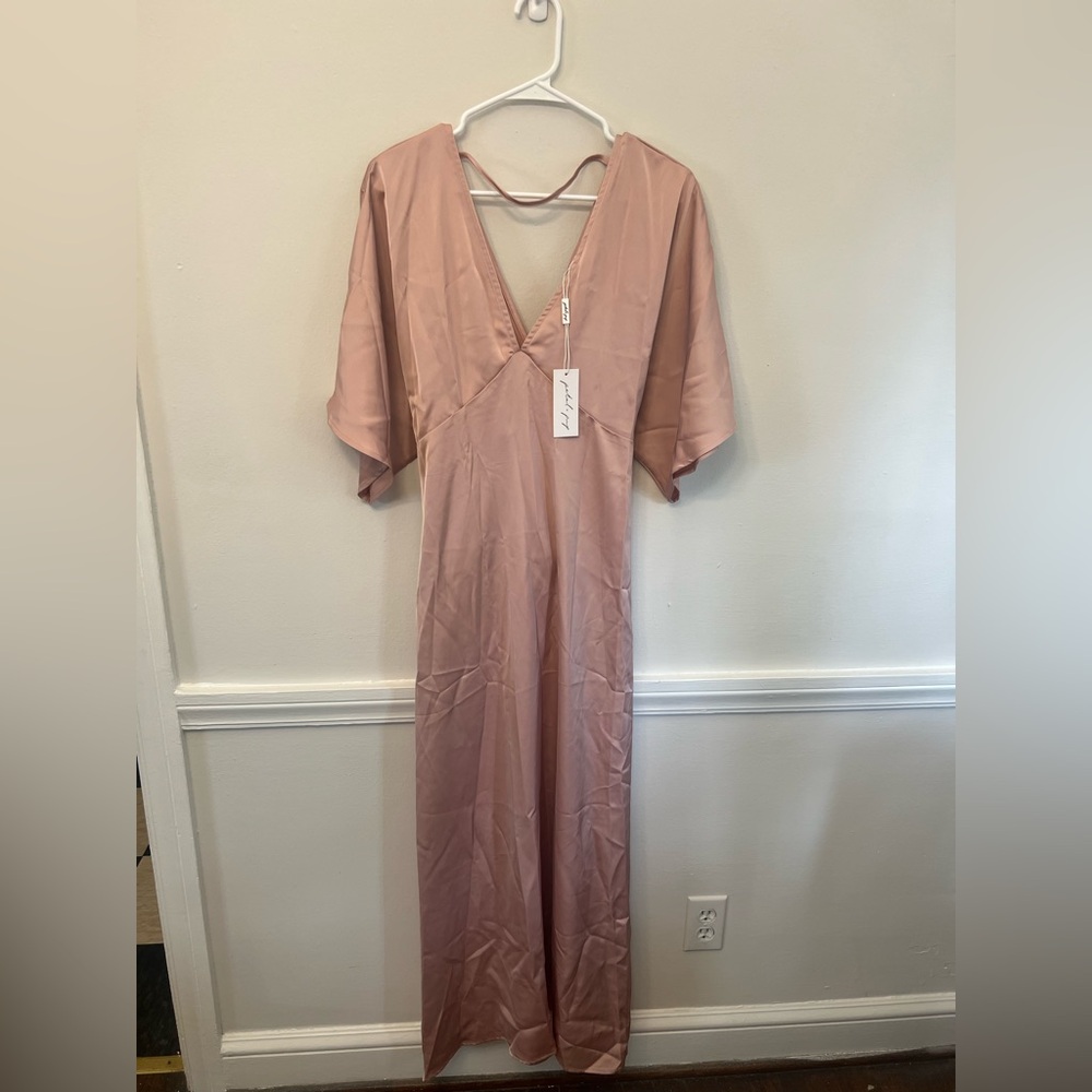 Petal and Pup Eliza Maxi Dress Pink